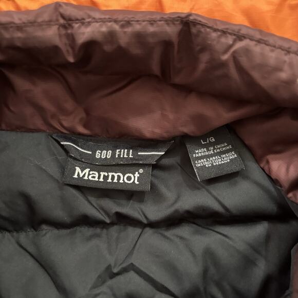 Marmot Ares Down Jacket 600 Fill Large Puffer Athleisure Gorpcore Preppy Casual - Picture 5 of 7